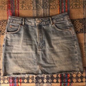 Topshop Denim Skirt